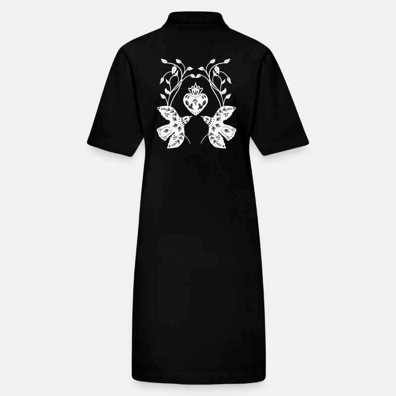 Weiße Vögel Stanley/Stella Frauen Bio-Polokleid PAIGER
