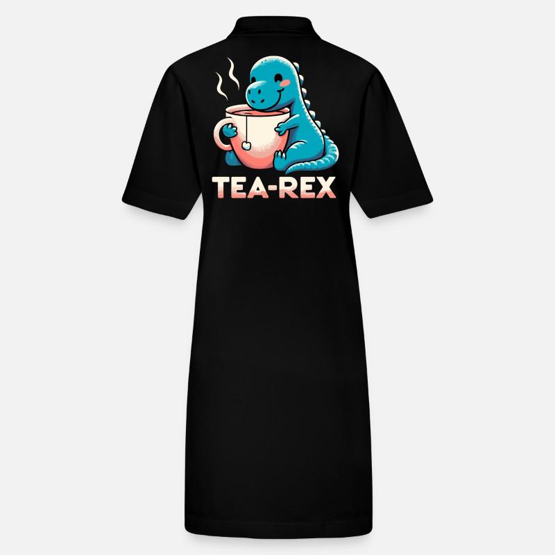 Tee Rex Tee-Rex Teetrinker Geschenk Stanley/Stella Frauen Bio-Polokleid PAIGER