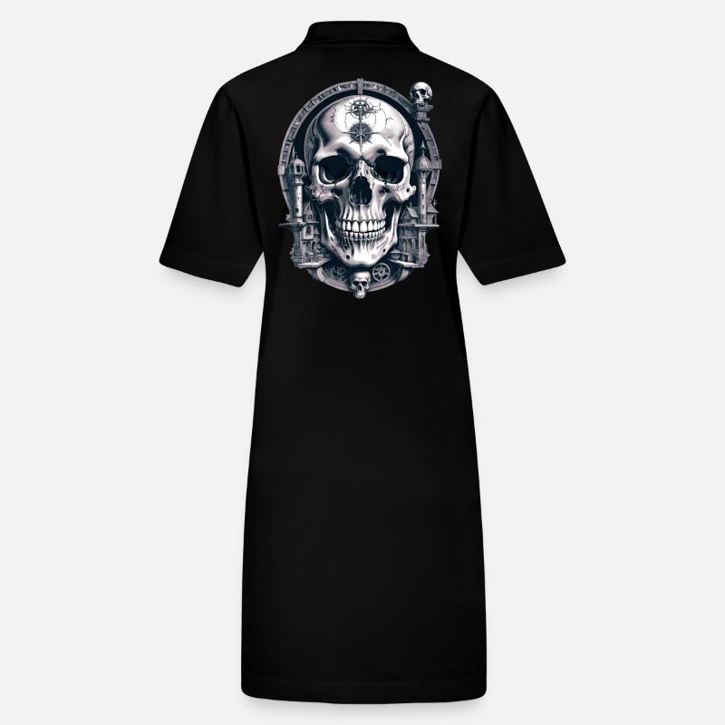 Skull Stanley/Stella Frauen Bio-Polokleid PAIGER
