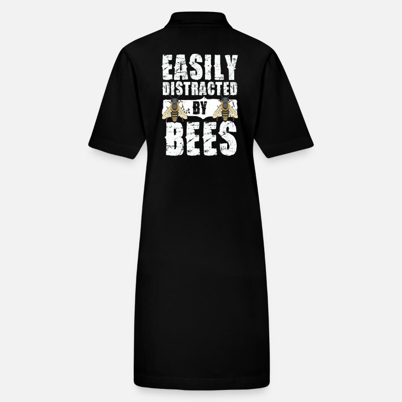 Easily distracted by bees Bee lovers Stanley/Stella PAIGER Organic Women’s Polo Dress