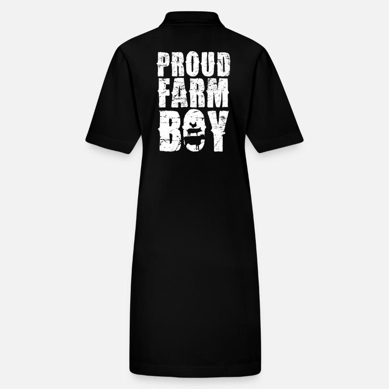 Stolzer Bauernjunge Landleben Stanley/Stella Frauen Bio-Polokleid PAIGER