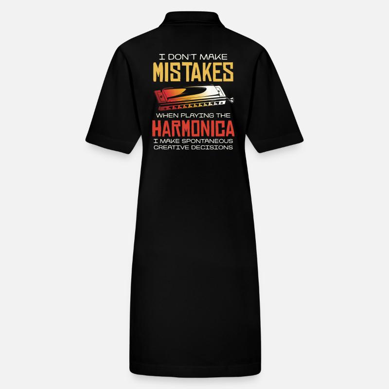 I don't make mistakes when playing the harmonica Stanley/Stella PAIGER Organic Women’s Polo Dress