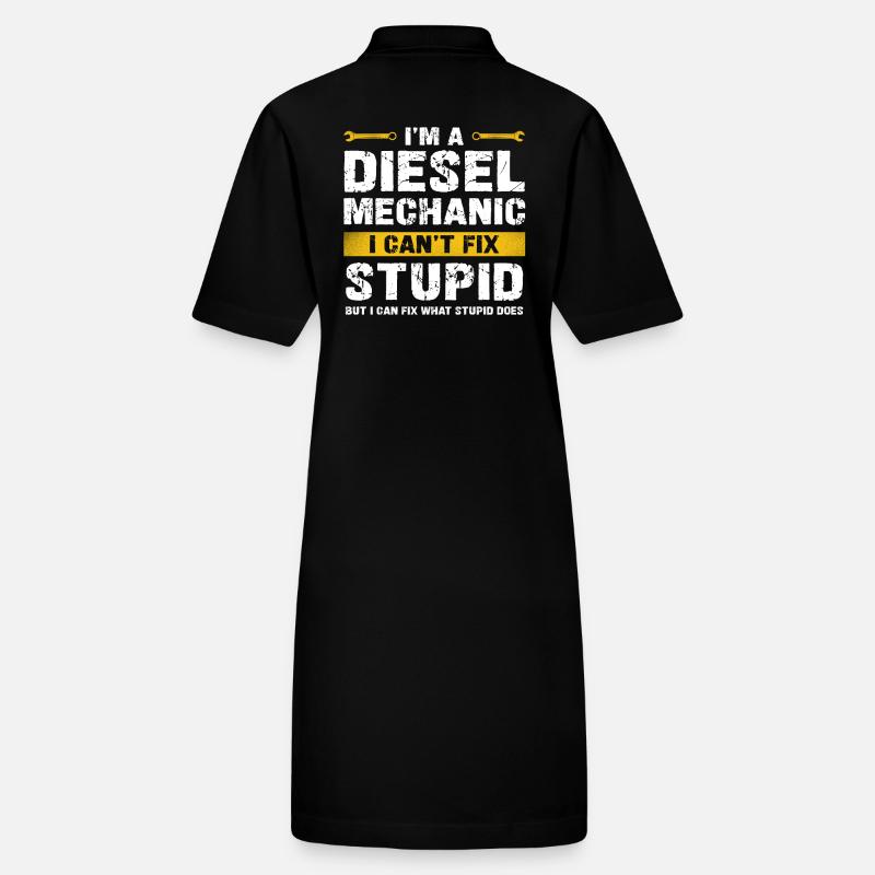 Ich Bin Ein Dieselmechaniker, Kann Nicht Dumm Stanley/Stella Frauen Bio-Polokleid PAIGER
