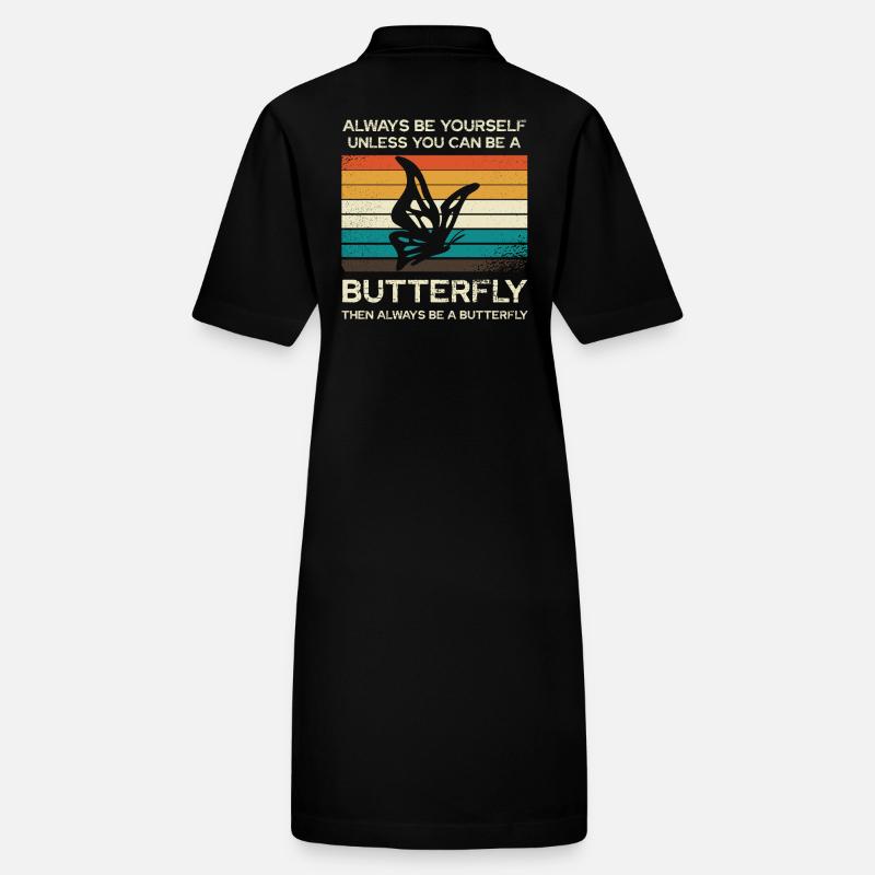 Always Be Yourself Butterfly Stanley/Stella PAIGER Organic Women’s Polo Dress