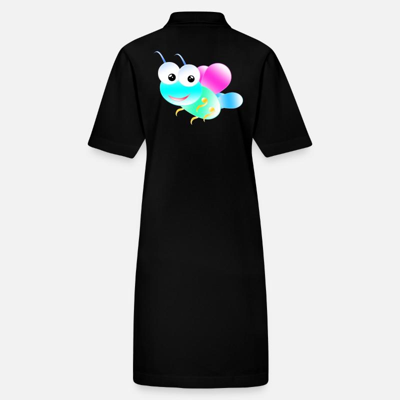 Pastel Butterfly Stanley/Stella PAIGER Organic Women’s Polo Dress