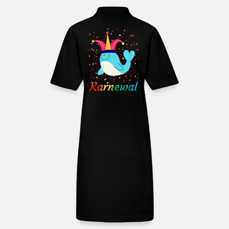 Karnewal Kölner Karneval Konfetti Wal Narrenkappe Stanley/Stella Frauen Bio-Polokleid PAIGER