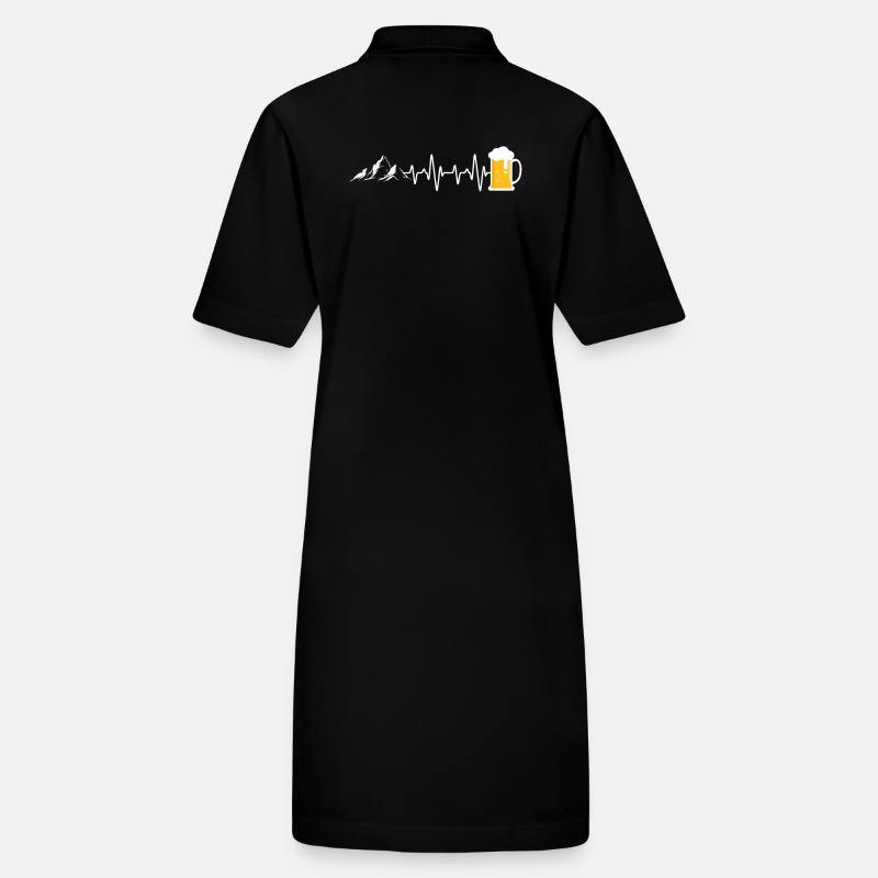 Herzschlag Berge und Bier Stanley/Stella Frauen Bio-Polokleid PAIGER