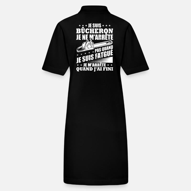 Ich bin Holzfäller Stanley/Stella Frauen Bio-Polokleid PAIGER