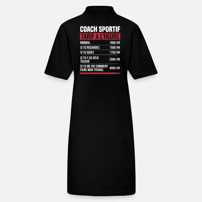 Personal Trainer Stundensatz Humor Geschenkidee Stanley/Stella Frauen Bio-Polokleid PAIGER