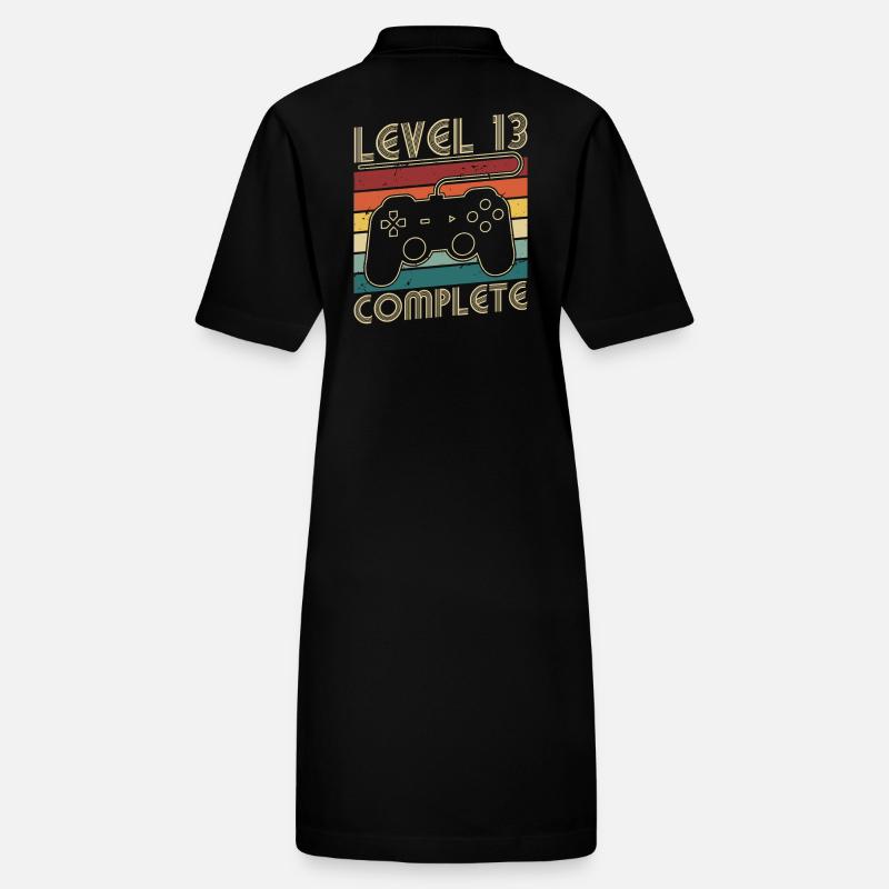Level 13 Complete 13 Jahre Geburtstags Geschenk Stanley/Stella Frauen Bio-Polokleid PAIGER