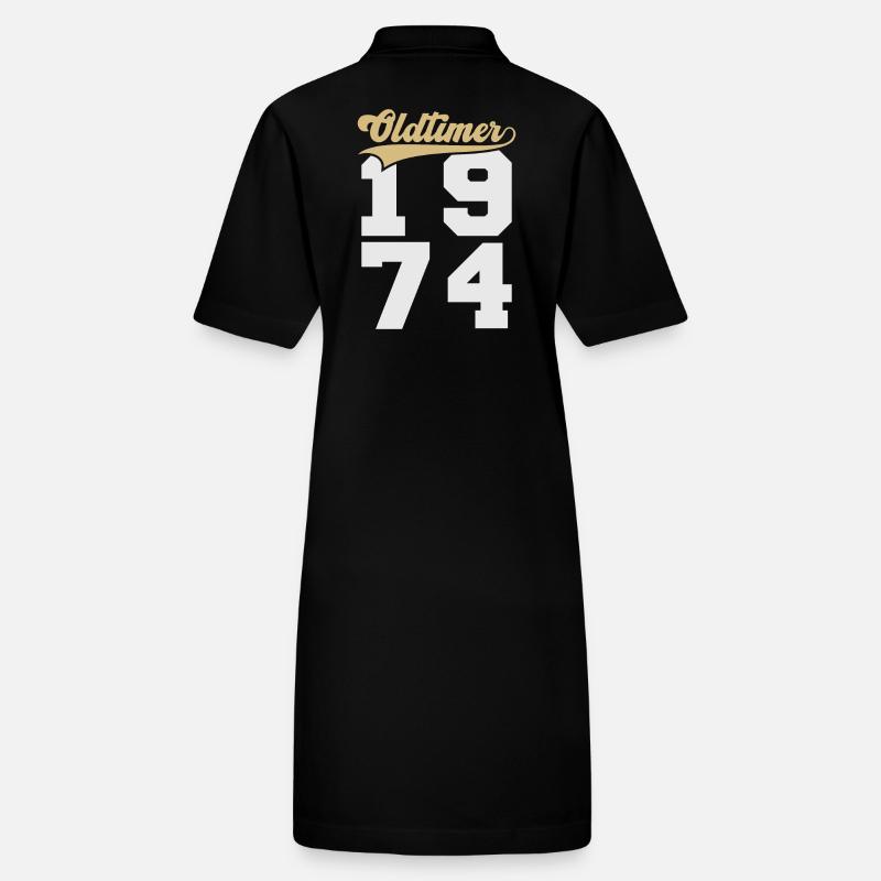 Oldtimer 1974 Robe polo bio PAIGER Stanley/Stella Femme