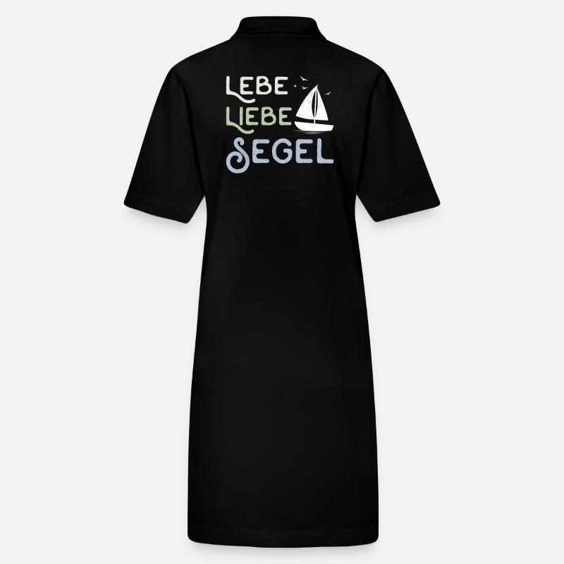 Live Love Sailing Skipper Captain Sailing & Sailing Stanley/Stella PAIGER Organic Women’s Polo Dress