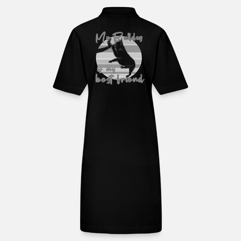 Mon bouledogue est mon meilleur ami - High Five ! Robe polo bio PAIGER Stanley/Stella Femme
