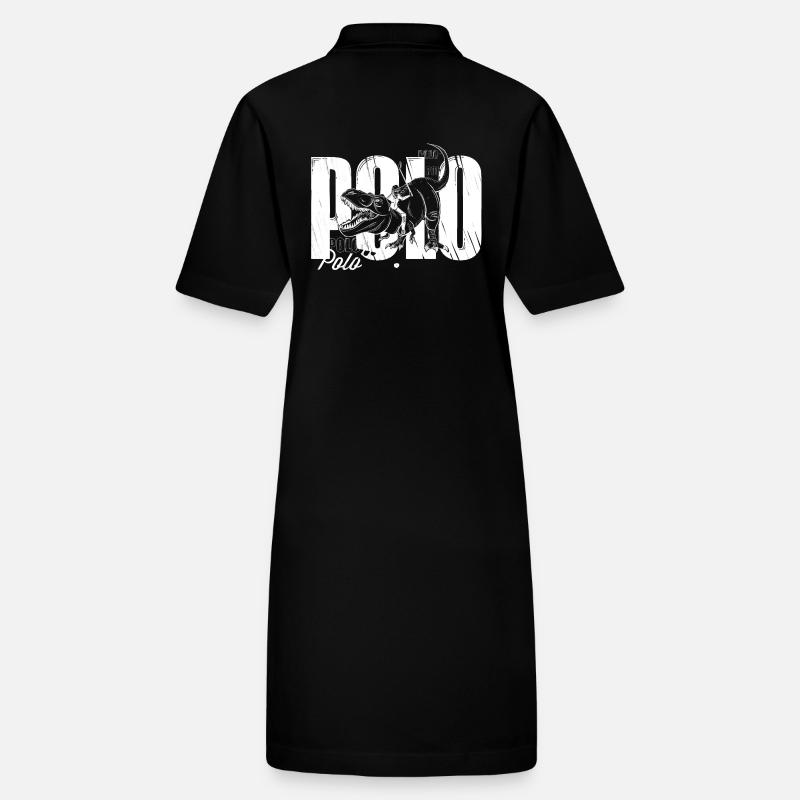 Dinosaur Polo - Funny & Stanley/Stella PAIGER Organic Women’s Polo Dress