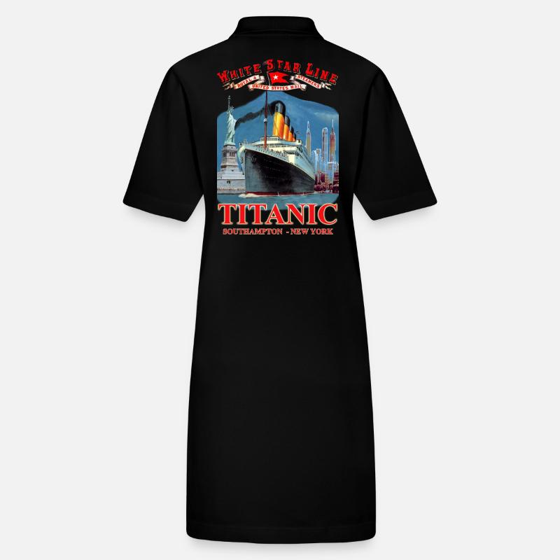 TITANIC NY création Louis RUNEMBERG © Adagp Robe polo bio PAIGER Stanley/Stella Femme