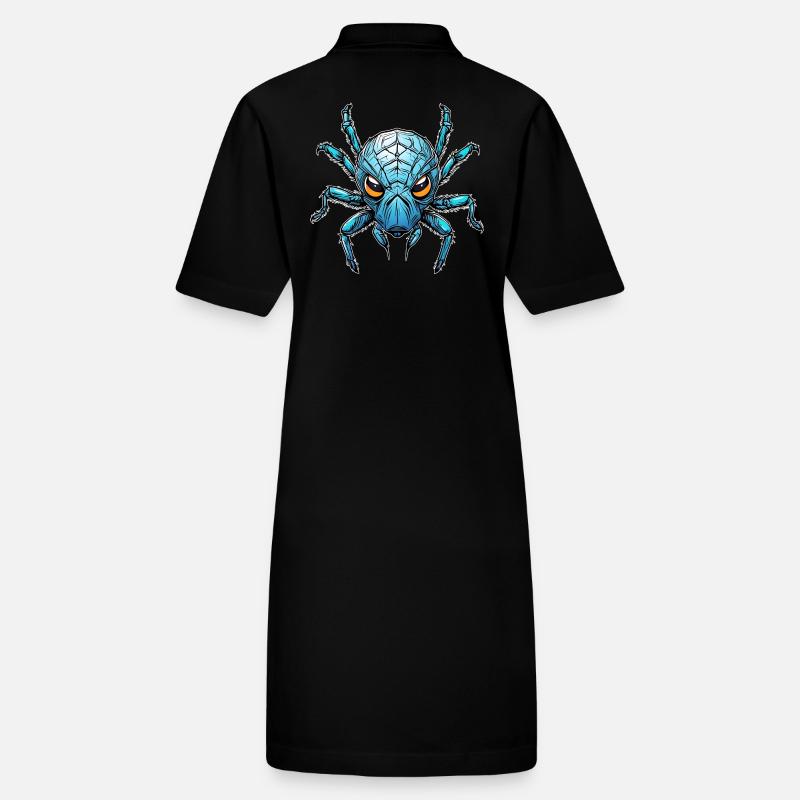 An impressive blue spider Stanley/Stella PAIGER Organic Women’s Polo Dress