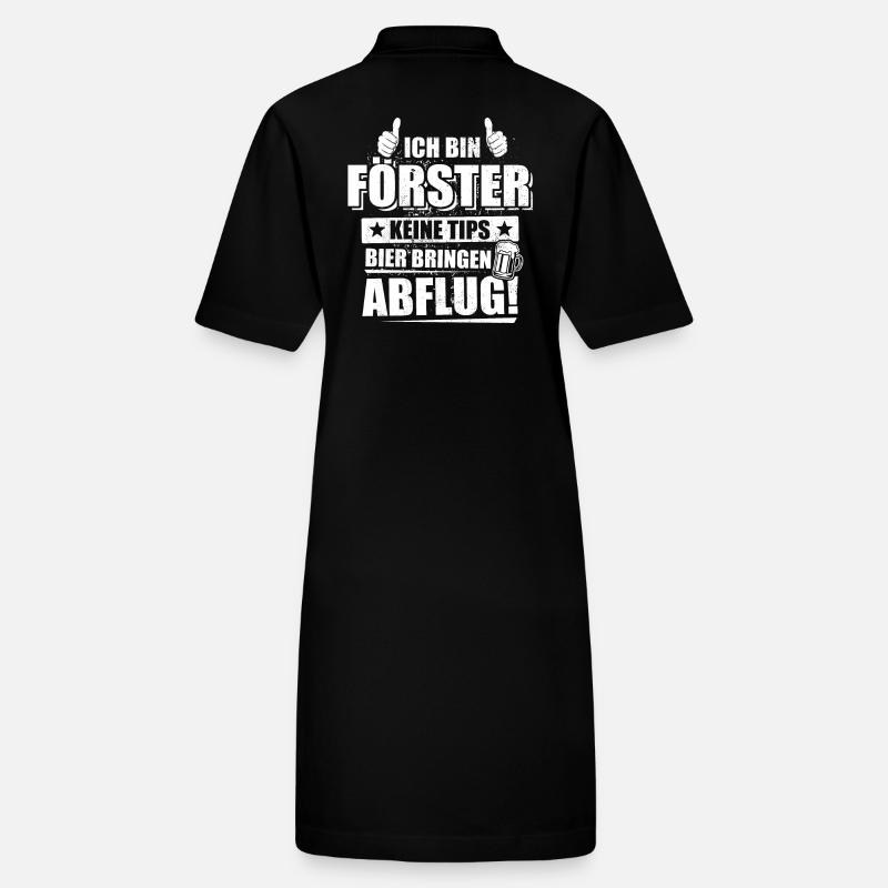 Ich bin Förster - keine Tips, Bier bringen, Abflug Stanley/Stella Frauen Bio-Polokleid PAIGER