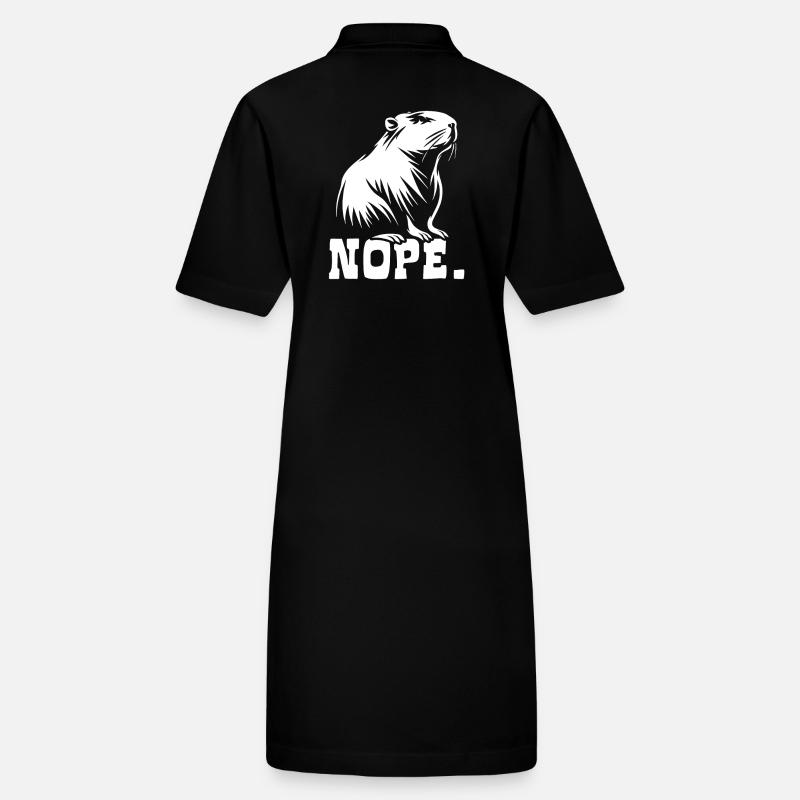 Capybara - Nope. Don't worry, be capy Stanley/Stella PAIGER Organic Women’s Polo Dress
