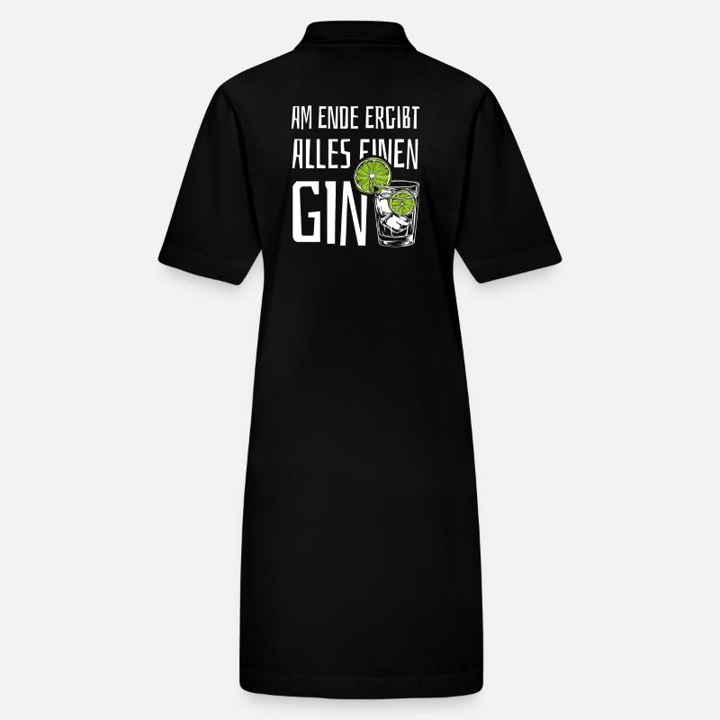 Am Ende ergibt alles einen Gin - Spruch Stanley/Stella Frauen Bio-Polokleid PAIGER