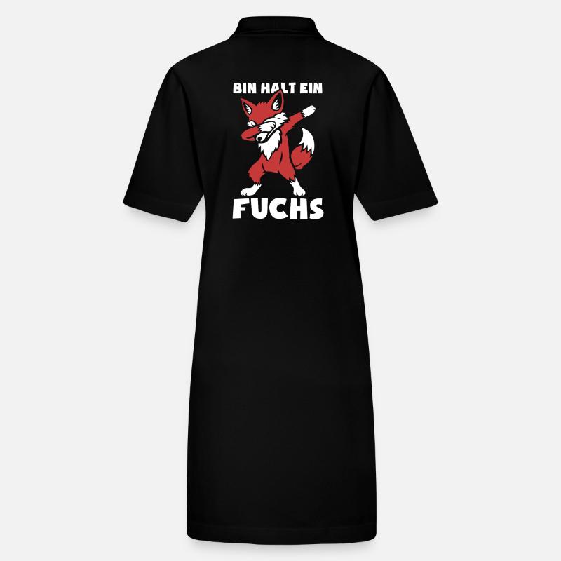Bin halt ein Fuchs - schlau und clever - dabbing Stanley/Stella Frauen Bio-Polokleid PAIGER