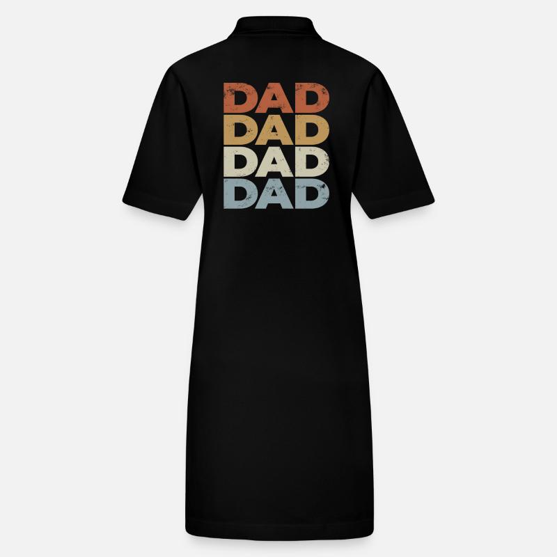 Dad - Best Dad - Father's Day vintage Stanley/Stella PAIGER Organic Women’s Polo Dress