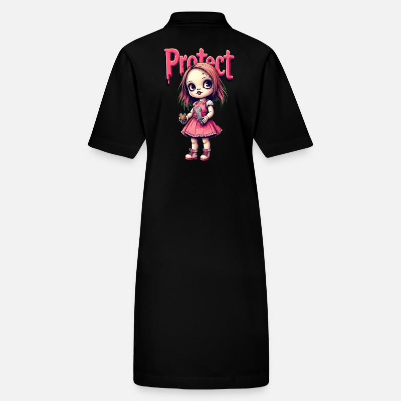 Protect the Dolls - Message from the Heart Stanley/Stella PAIGER Organic Women’s Polo Dress