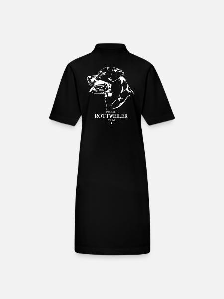 Rottweiler Maman Chien Chien Rottie Wilsigns - Robe polo bio PAIGER Stanley/Stella Femme - noir - Dos