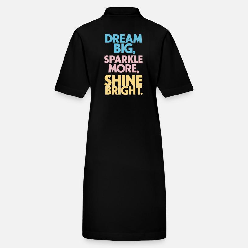 Träume Groß Glänze Hell Leuchte Stark Stanley/Stella Frauen Bio-Polokleid PAIGER