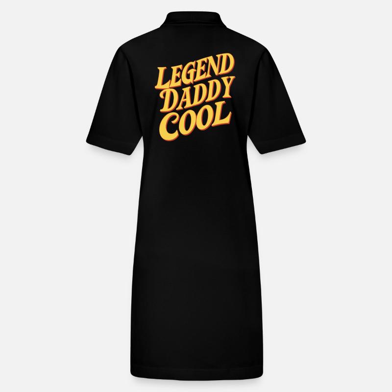 Legend Daddy Cool Einzigartiges Motiv Stanley/Stella Frauen Bio-Polokleid PAIGER