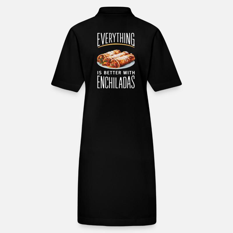 Everything is better with enchiladas Stanley/Stella PAIGER Organic Women’s Polo Dress
