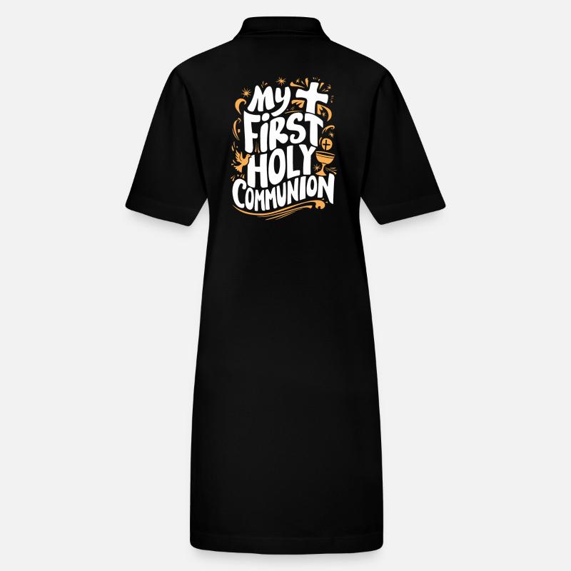 My First Holy Communion Celebration Stanley/Stella PAIGER Organic Women’s Polo Dress