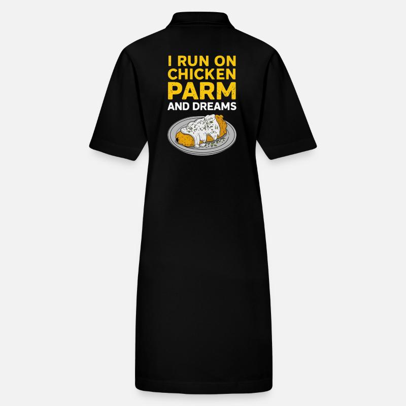 Je vis de poulet parme et de rêves Robe polo bio PAIGER Stanley/Stella Femme