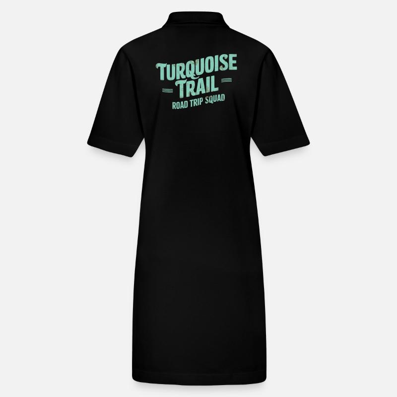 Turquoise Trail Road Trip Squad Stanley/Stella Frauen Bio-Polokleid PAIGER
