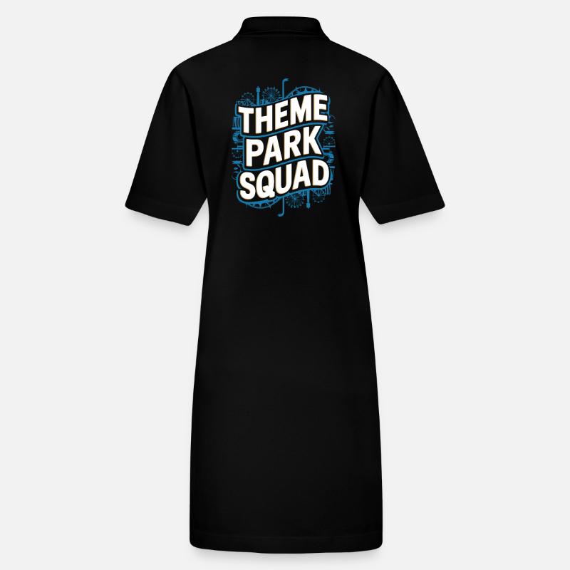 Theme Park Squad Abenteuer und Spaß Stanley/Stella Frauen Bio-Polokleid PAIGER