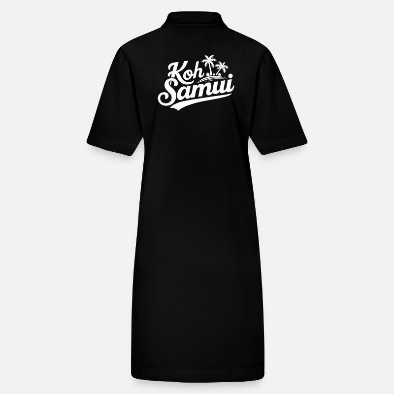 Koh Samui Souvenir Palmen Strand Design Stanley/Stella Frauen Bio-Polokleid PAIGER