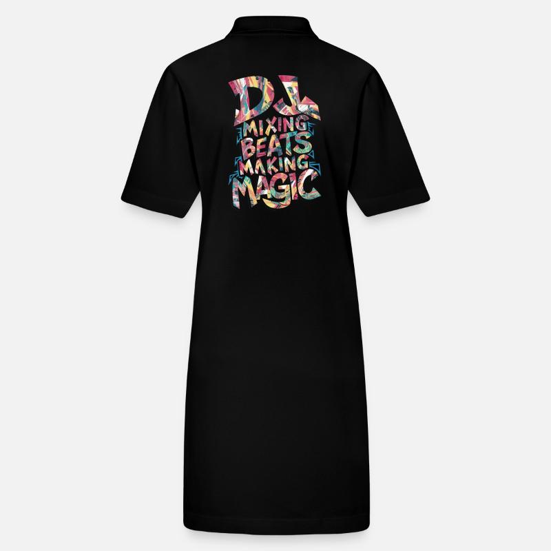 DJ Mixing Beats Making Magic Stanley/Stella Frauen Bio-Polokleid PAIGER