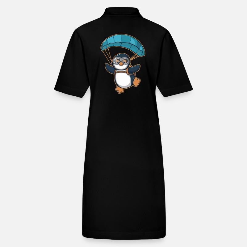 Parachutisme pingouin dans l’aventure Robe polo bio PAIGER Stanley/Stella Femme