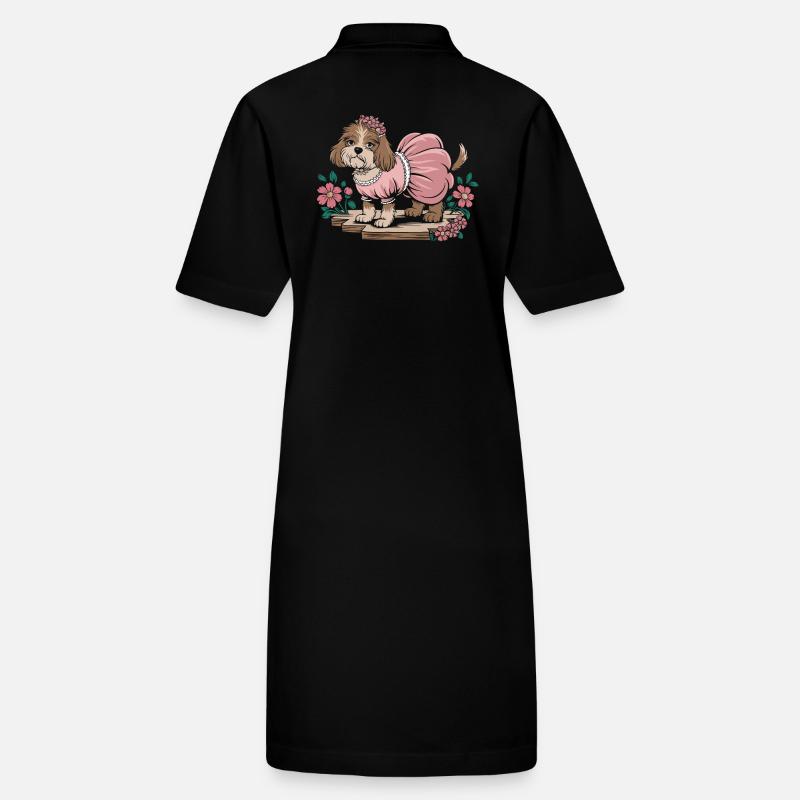 Chien cottagecore en robe fleurie Robe polo bio PAIGER Stanley/Stella Femme
