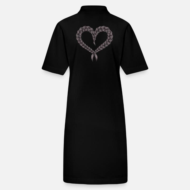 Cable Knit Heart Cable Knit Frame Stanley/Stella PAIGER Organic Women’s Polo Dress