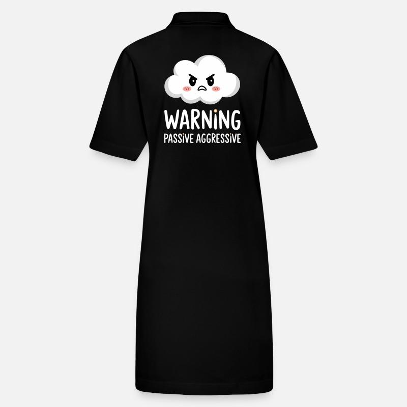 Passive Aggressive Cloud Warning Stanley/Stella PAIGER Organic Women’s Polo Dress