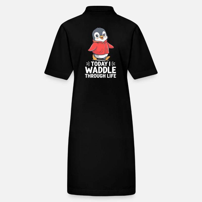 Today I waddle through life Stanley/Stella PAIGER Organic Women’s Polo Dress