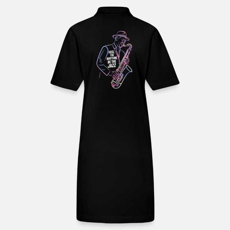Fühle Den Rhythmus, Sei Der Jazz Stanley/Stella Frauen Bio-Polokleid PAIGER