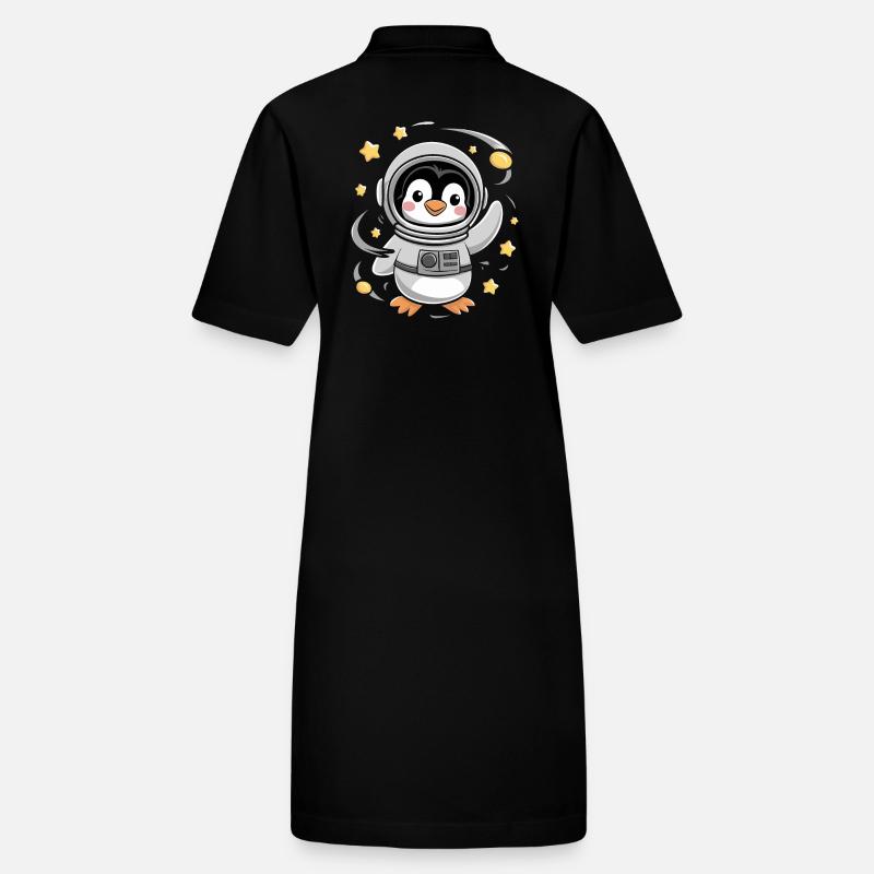 Aventure d’astronaute pingouin dans l’espace Robe polo bio PAIGER Stanley/Stella Femme