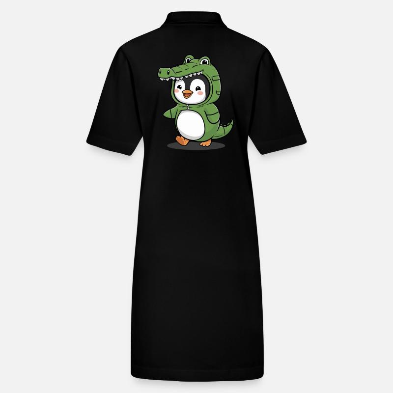 Pingouin mignon en costume de crocodile Robe polo bio PAIGER Stanley/Stella Femme