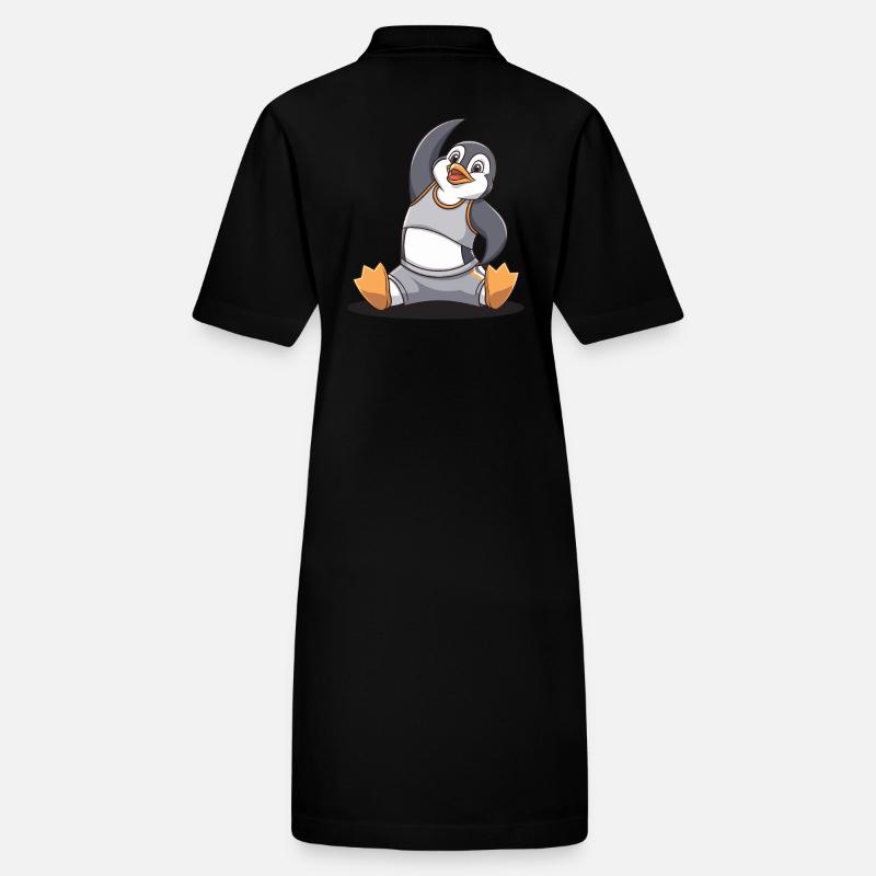 Aventure de remise en forme avec un drôle de pingouin Robe polo bio PAIGER Stanley/Stella Femme