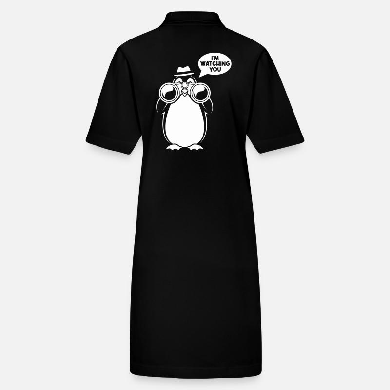 Sarcasmus: Ich Beobachte Dich Design Stanley/Stella Frauen Bio-Polokleid PAIGER