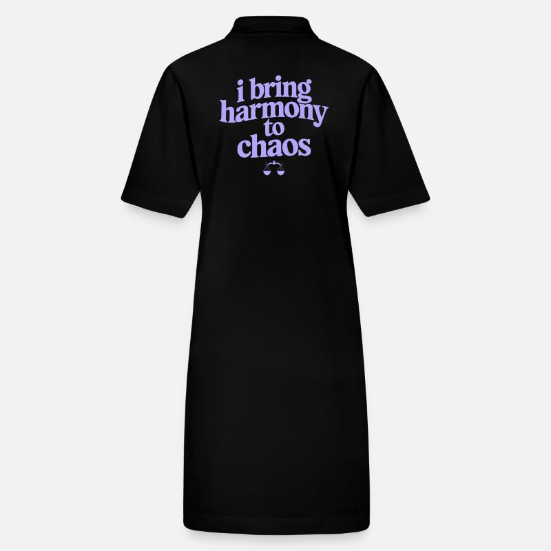 Libra zodiac sign: I bring harmony to chaos Stanley/Stella PAIGER Organic Women’s Polo Dress