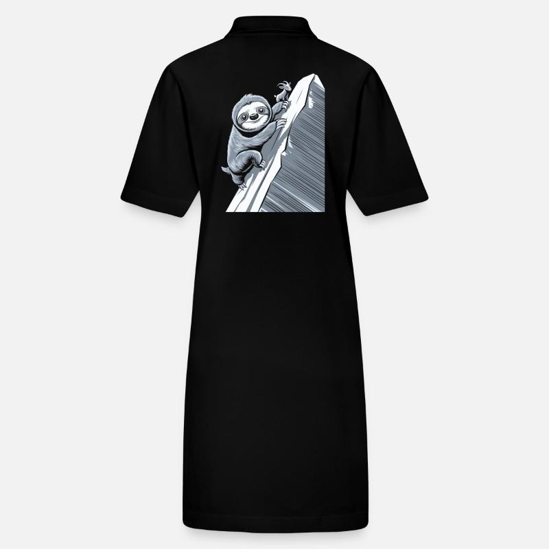 Steinbock-Zodiak Faultier Am Berg Stanley/Stella Frauen Bio-Polokleid PAIGER