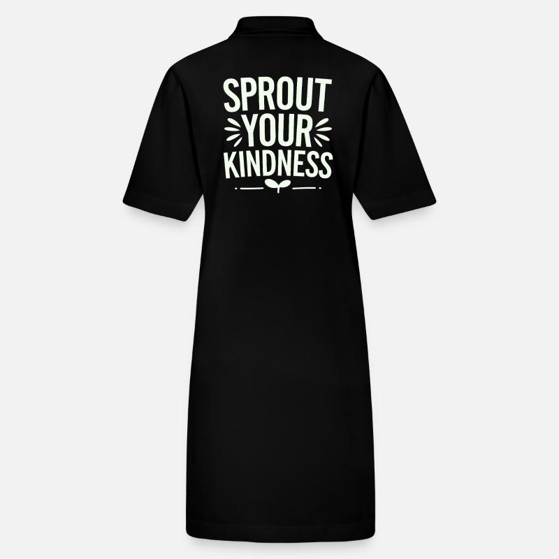 Säe Deine Freundlichkeit Vegan Vegetarisch Stanley/Stella Frauen Bio-Polokleid PAIGER