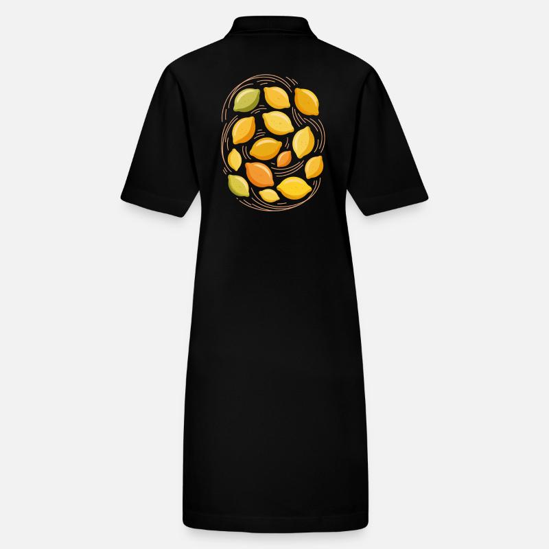 Illustration d’agrumes frais Robe polo bio PAIGER Stanley/Stella Femme
